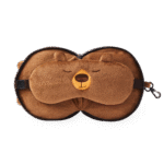 Bear Travel Pillow and Eye Mask Set - Image 2