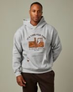 Tims Unisex Hoodie - Grey Marl
